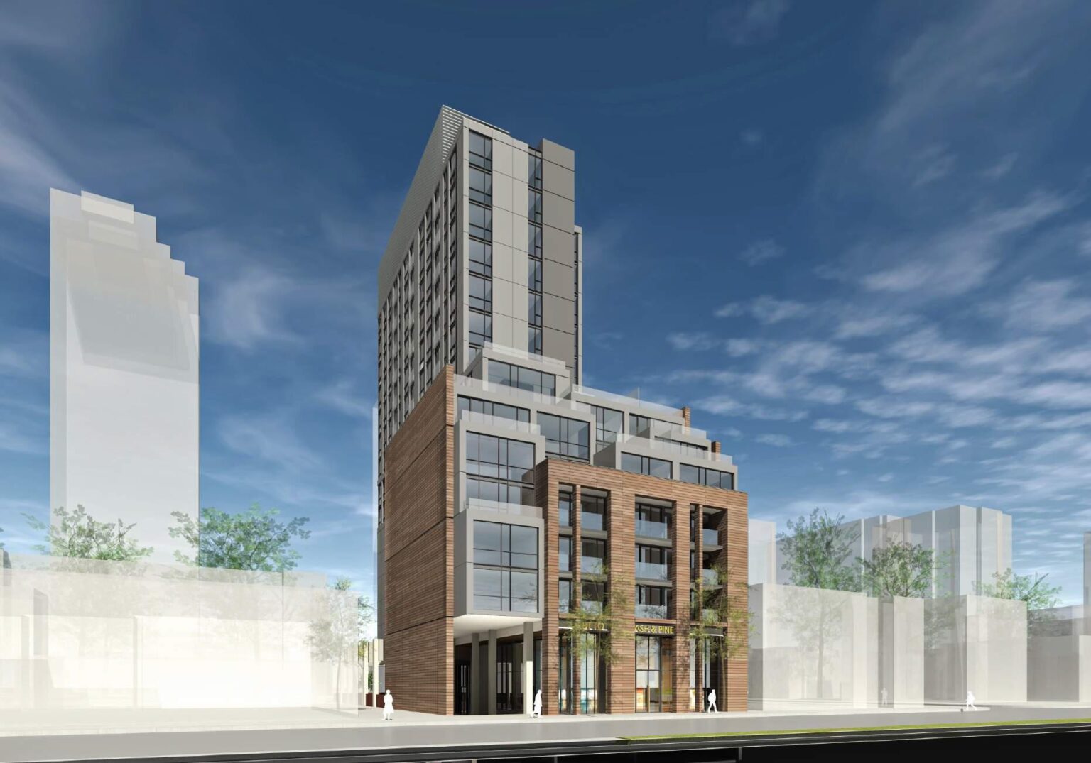 Project rendering for 572 Church Condominiums